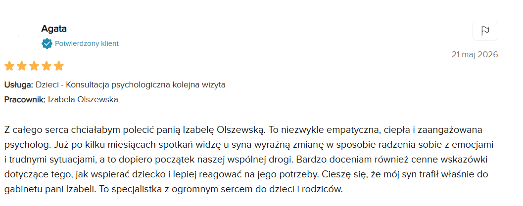 Opinie o naszych specjalistach