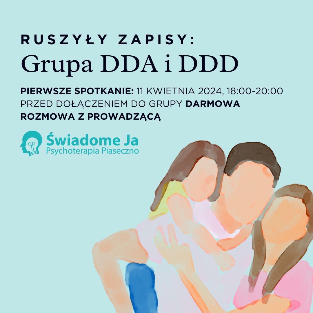 Ruszyły zapisy do grupy DDA i DDD -start we wrześniu 2024!